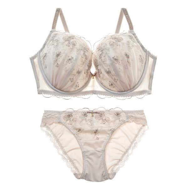 ブラジャー ショーツセット 「運命のブラ」ふっくらバストメイクブラ＆ショーツセットエスティヴォントミ...