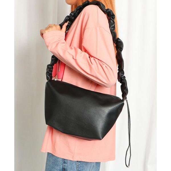 ショルダーバッグ バッグ 「ねじりストラップ×トレンド感」レディース レフトミニショルダー フェイク...