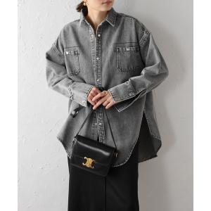 ブラウス シャツ スナップボタンデニムシャツジャケット レディース｜ZOZOTOWN Yahoo!店