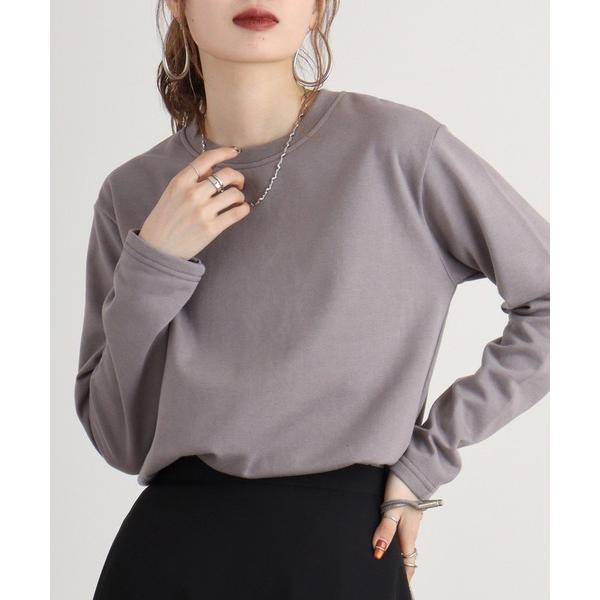 tシャツ ユニセックス 無地 裏起毛 長袖 Tシャツ メンズ レディース