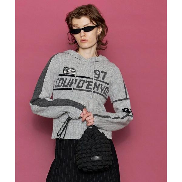 ニット セーター Kick Off Hoodie Knit Tops/キックオフフーディーニットトッ...