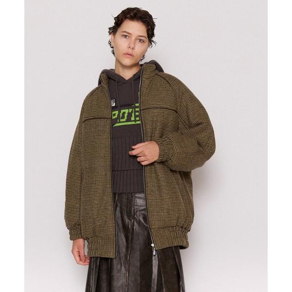 ブルゾン アウター Puffer Wool Blouson/パッファーウールブルゾン「MAISON ...