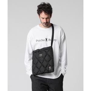 ショルダーバッグ 「WEB限定」TAION × Psycho Bunny コラボ　クロスボディ ダウンバッグ メンズ レディース