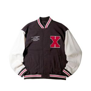 スタジャン felt patch sweat stadium jacket/フェルトパッチ スウェット スタジアムジャケット メンズ｜ZOZOTOWN Yahoo!店