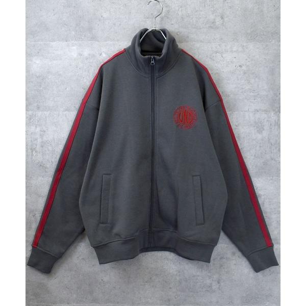 トレーナー スウェット embroidery side line sweat track jacke...