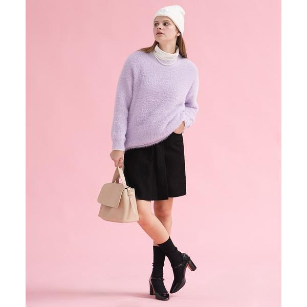 パンツ ハイウエストフレアスカンツ レディース