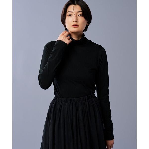tシャツ アルビニスタシフォン ハイネック カットソー レディース