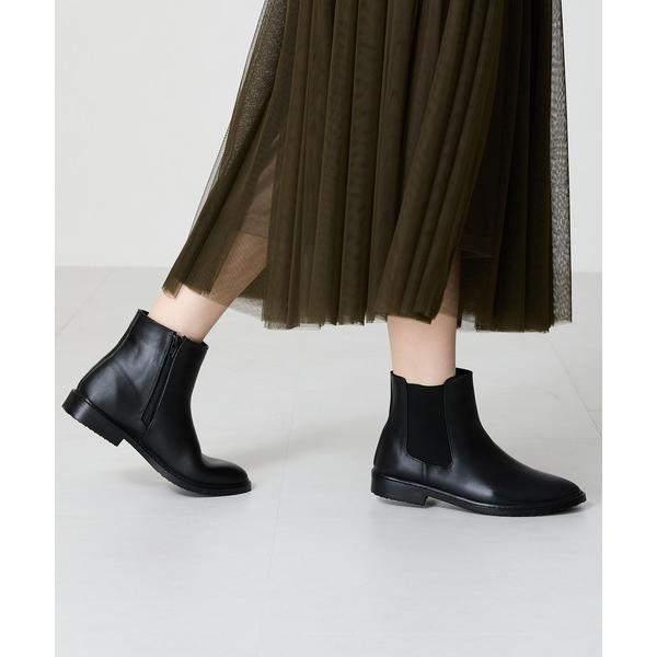 長靴 レインブーツ サイドゴアレインショートブーツ/R-0018 レディース