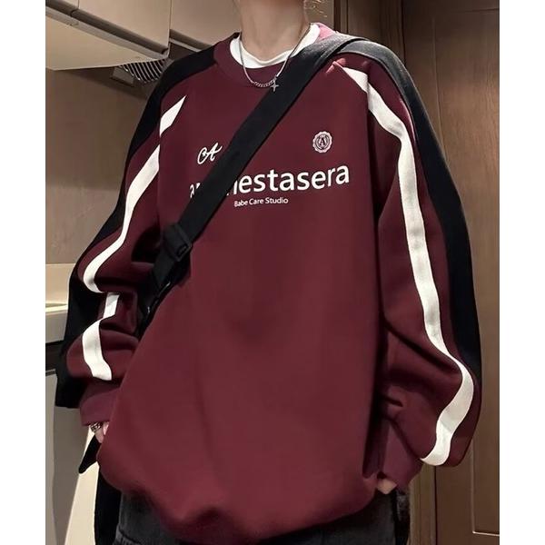 トレーナー スウェット ゲームデザインサイドラインプルオーバー レディース