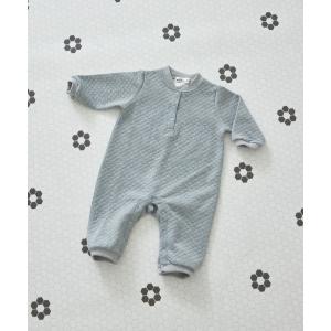 ベビー服 ロンパース 「ベビー」ふわふわキルティング オーバーオール
