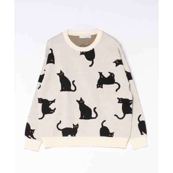 セーター ニット 「UNIIT/ユニット」総柄プルオーバージャガードニット メンズ レディース