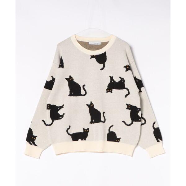 セーター ニット 「UNIIT/ユニット」総柄プルオーバージャガードニット メンズ レディース