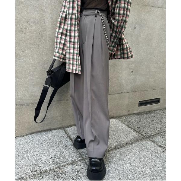 パンツ UND BIJOU SUSPENDER PANTS レディース