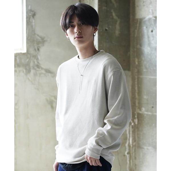 tシャツ ミラノリブセミルーズシルエットニットソー メンズ レディース