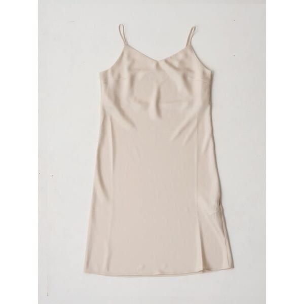 インナーシャツ 肌着 ベーシックサテンペチワンピース「低身長・小柄女性」 レディース