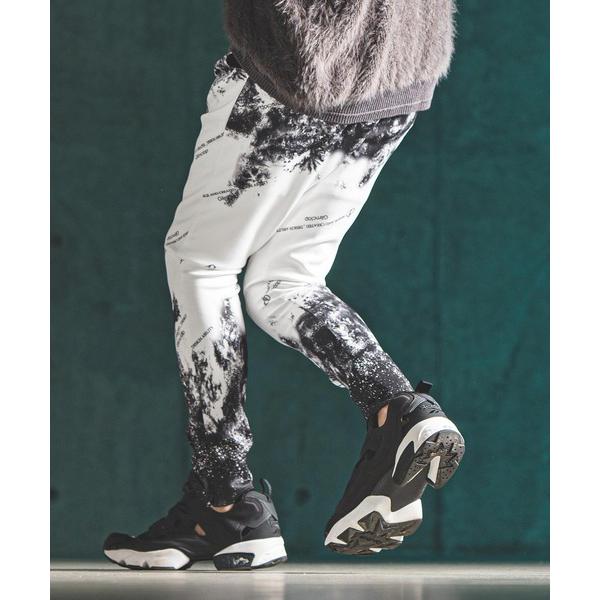 パンツ mp12865- Tight fit track pants -graphic origin...