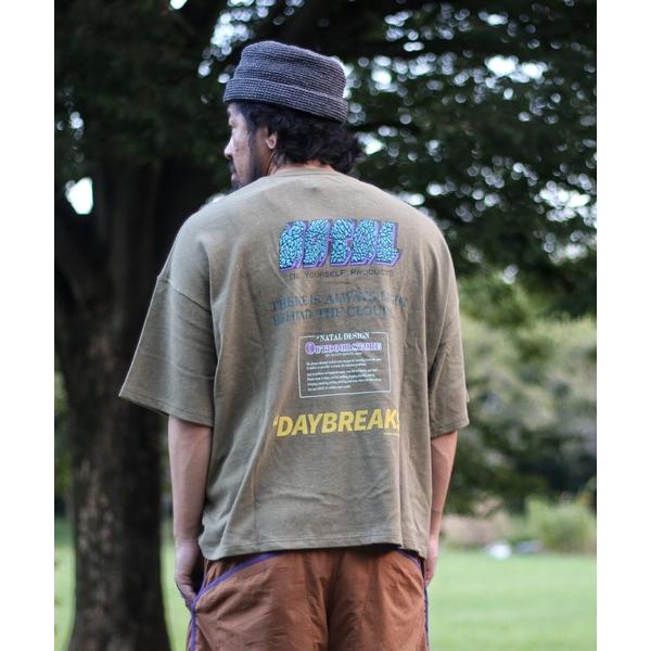 tシャツ HEMP WIDE TEE PRINTED DAYBREAKS 2 メンズ レディース