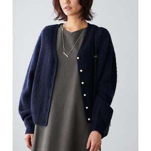 カーディガン ヤク前後2WAYカーディガンニット レディース