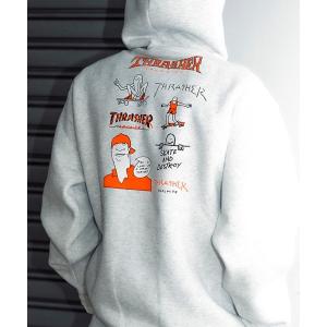 パーカー MULTI.E GONZ HOODIE SWEAT PARKA/スラッシャーマーク・ゴンザレスマルチグラフィックバックプリントプルオーバーフ