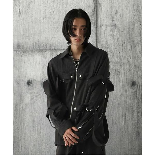 シャツ 「UNDERGROUND MODE SET UP対応」ボンテーシシャツブルゾン(HARE) ...