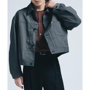 コート ジャケット ブラックシャンブレー 1st ジャケット/ Relux Fit - made in INTER FACTORY メンズ レディース