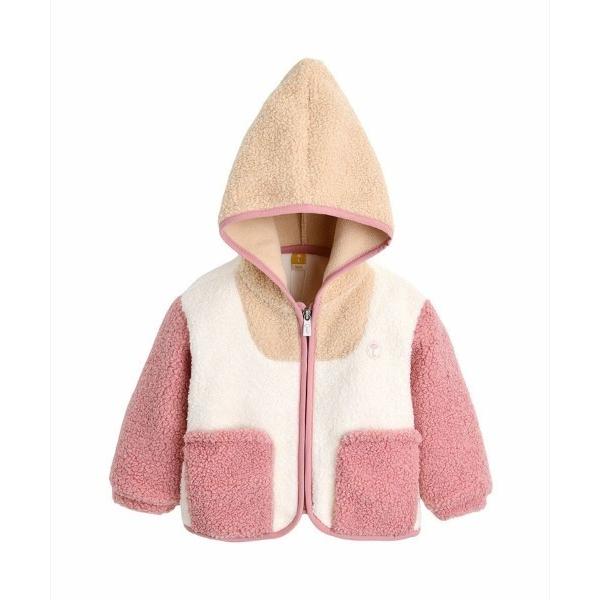 コート アウター クリップラウンドポケットフリースジャンパー キッズ 子供服 男の子 女の子