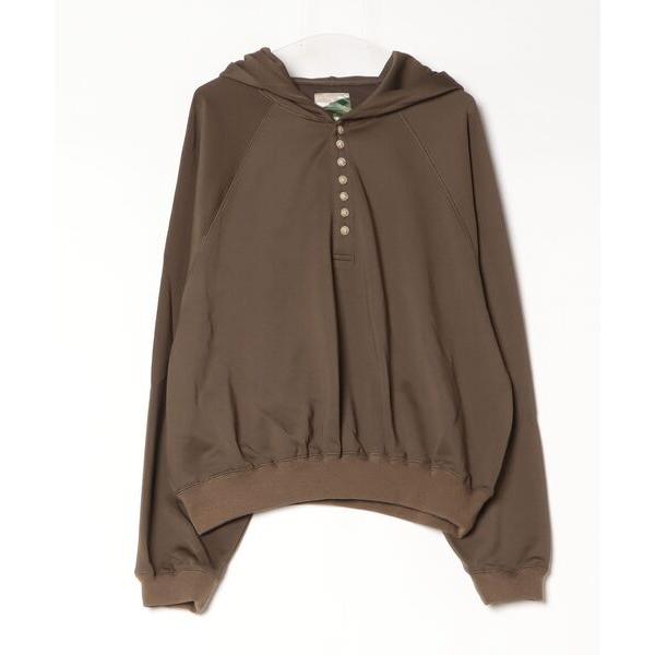 パーカー Jersey loose henley hoodie メンズ
