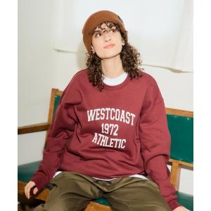 トレーナー スウェット 「OP/オーピー」「限定商品」ユニセックス裏起毛ロゴスウェット　トレーナー　クルースウェット　カレッジロゴ レディース メンズ