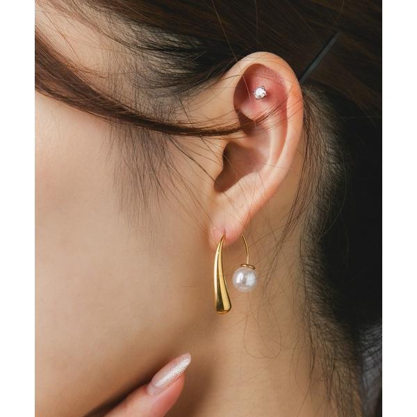 ピアス Os　-オズ-　「金属アレルギー対応」パールキャッチピアス レディース