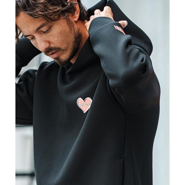 パーカー mpa3608-Heart Logo Cardboard Knit Parka パーカー ...