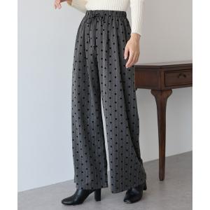 I-SOOK（アイスー） パンツ ドットプリーツパンツ（chiica select