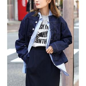 ジャケット ノーカラージャケット フリルタック ...の商品画像