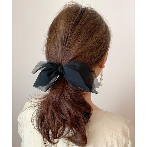 ヘアゴム シフォンリボンヘアゴム