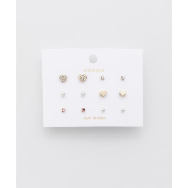 つけっぱなし アレルギー対応 ピアス ピアス 6セット / pierce 6 set レディース