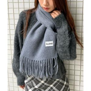 マフラー ストール 「UNISEX」ALAND／カシミヤタッチマフラー レディース メンズ