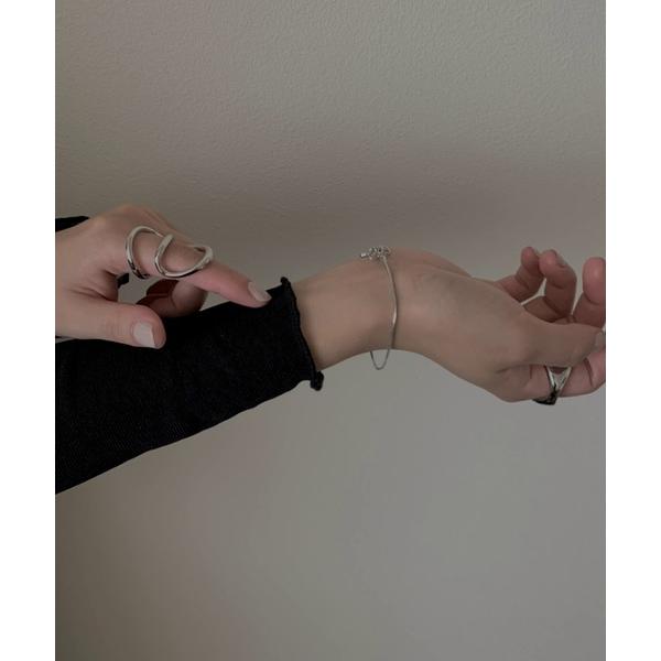 ブレスレット 「 金属アレルギー対応 」 simple snake bracelet / シンプルス...