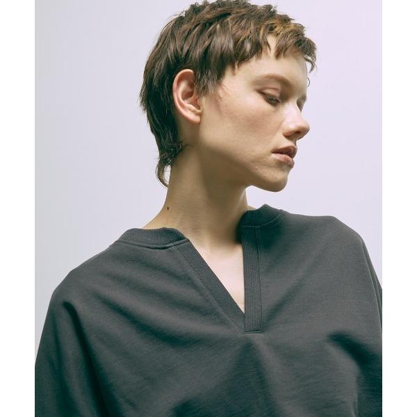 トレーナー スウェット 「Set Up」Key Neck Sweat Pullover レディース