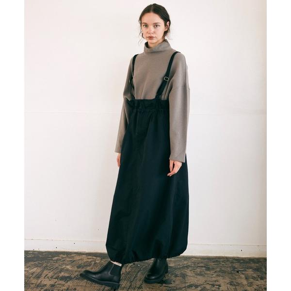 スカート G1078 ミリタリーハイウエストジャンスカ