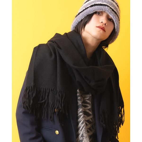 マフラー an meets zakka アクリル大判マフラー メンズ レディース