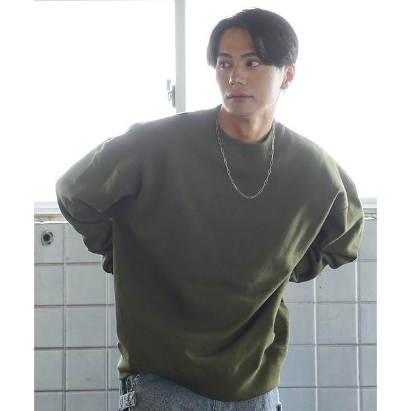 tシャツ USAコットン裏起毛ビッグシルエットヘビーウェイトクルー メンズ レディース