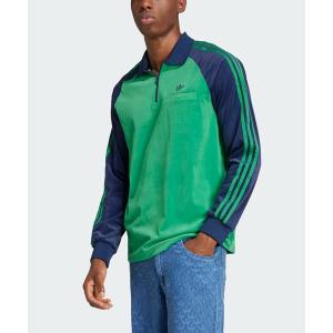 adidas グリーン ロングスリーブ Tシャツ J/S adidas tシャツ アディダス U RUGBY POLO LS ロングスリーブ