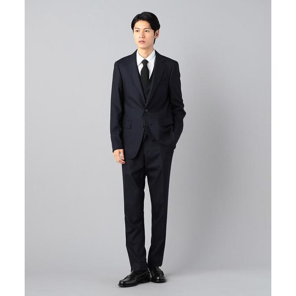 セレモニースーツ カジュアルスーツ 「スリーピース対応」ウールシルクストライプMODERNTRADI...