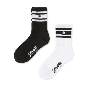 靴下 「直営限定」Schott/ショット/HIGT-SOCKS S/ハイソックス S メンズ レディース｜ZOZOTOWN Yahoo!店