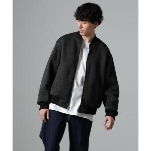 ブルゾン アウター リバーシブルニットフリースZIPブルゾン(セットアップ可) メンズ