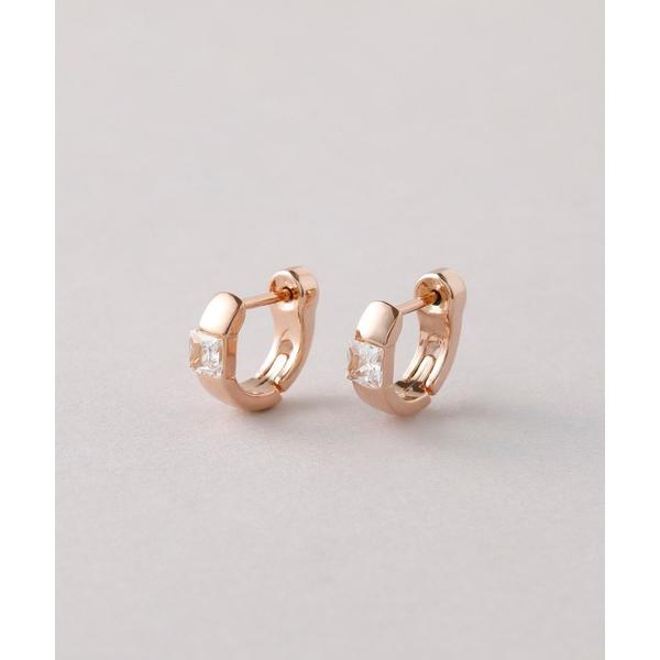 ピアス 金属アレルギー対応made in japan「片手でスムースワンタッチ」ストーン　ミニスムー...