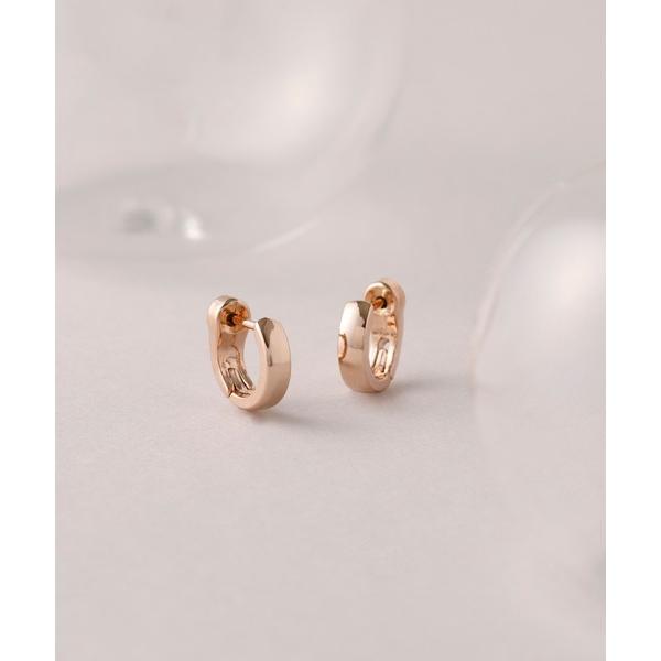 ピアス 金属アレルギー対応made in japan「片手でスムースワンタッチ」プレーン　ミニスムー...