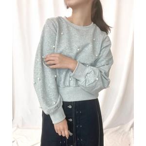 トレーナー スウェット ドットパール スウェット レディース