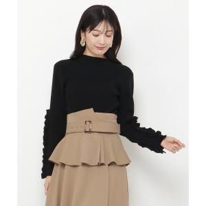 SNIDEL（スナイデル） レースカラーニットプルオーバー 23秋冬.予約