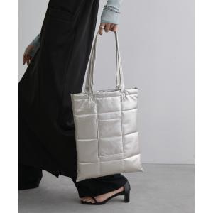 トートバッグ キルティングトートBAG/PC，A4収納可能 レディース