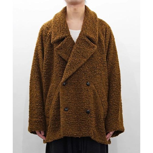 pコート ピーコート 「my beautiful landlet」FAUX ALPACA OVERS...